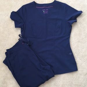 NWOT Purple Label but Healing Hands Scrub